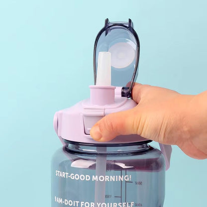 Transparent Motivational Timer Bottle