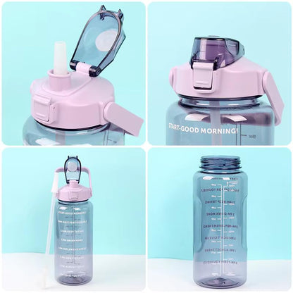 Transparent Motivational Timer Bottle