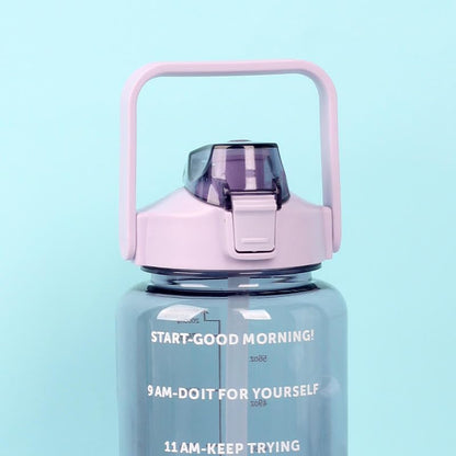 Transparent Motivational Timer Bottle