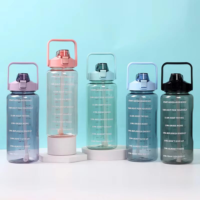 Transparent Motivational Timer Bottle