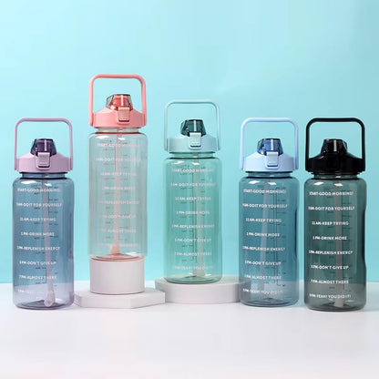 Transparent Motivational Timer Bottle