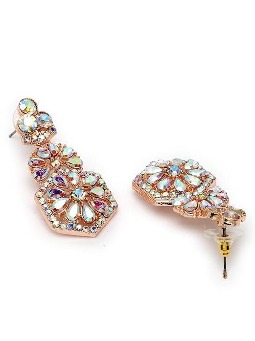 Premium Austrian Diamond Jewellery Set for Women (Set of 3 – Necklace, Earrings & Bracelet)